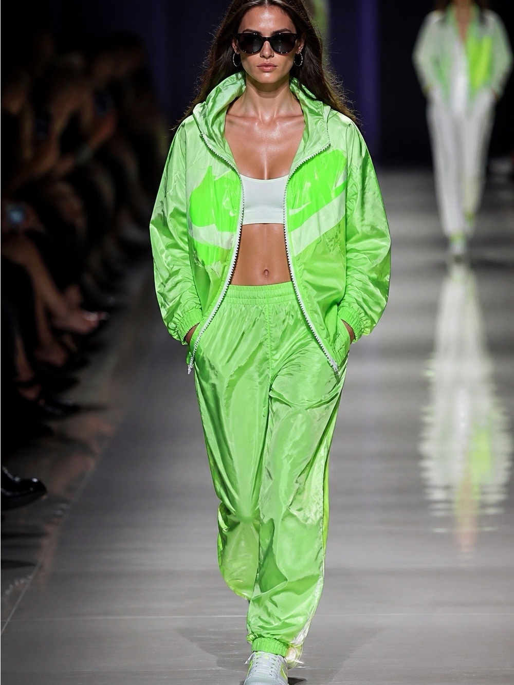 Nike Neon Green Women's NSW Track Jacket